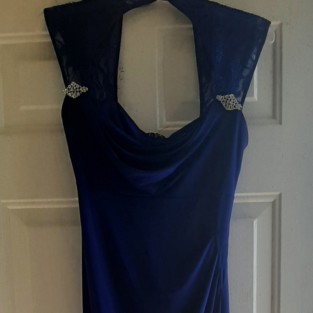 Elegant Purple Evening Dress